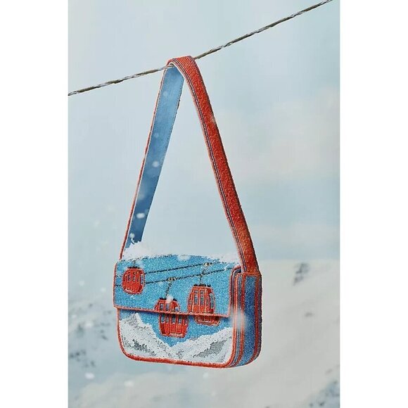 Anthropologie Handbags - The Fiona Beaded Bag: Winter Icon Edition Ski Lift